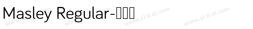 Masley Regular字体转换